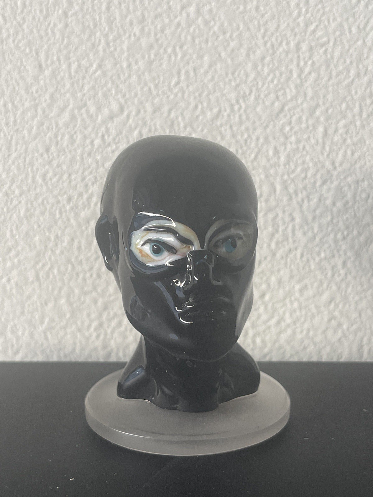 Maestro Pino Signoretto Murano Art Glass Head Bust Sculpture Portrait Study 2010