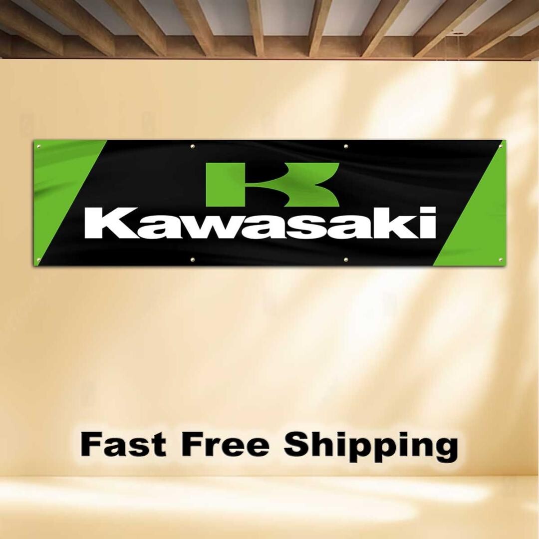 Kawasaki 2'X8' BANNER FLAG