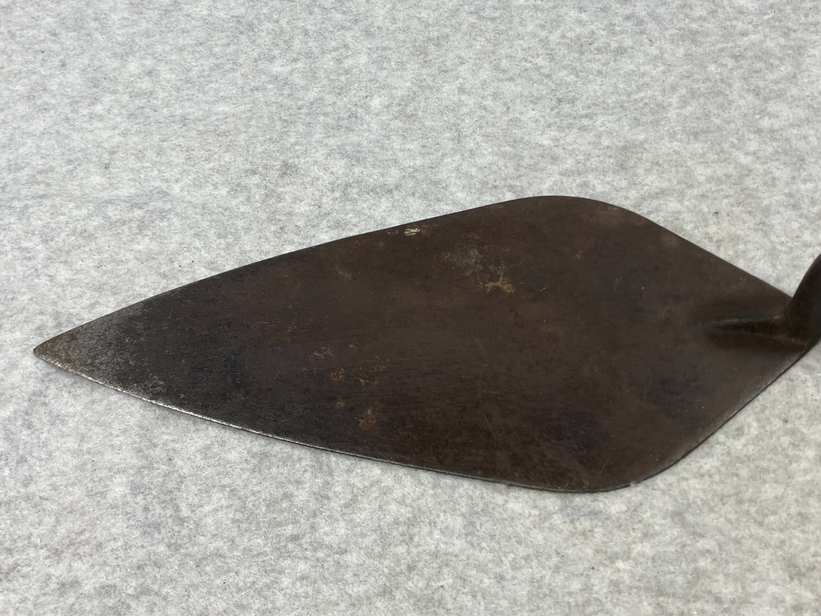 Vintage Trowel With Wood Handle Large 11" Blade