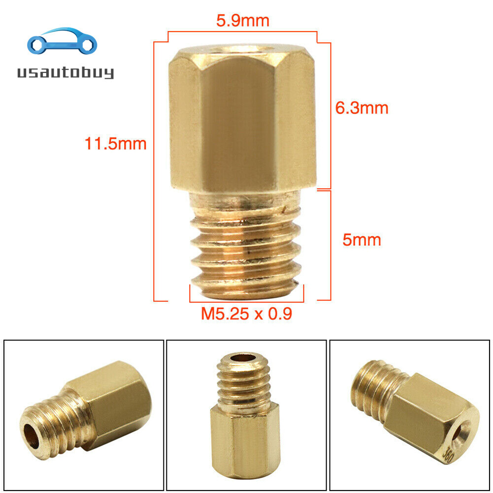 15X For Mikuni VM TM TMX Carburetor 330-470 Set 350 370 Hex Style Main Jets Kit