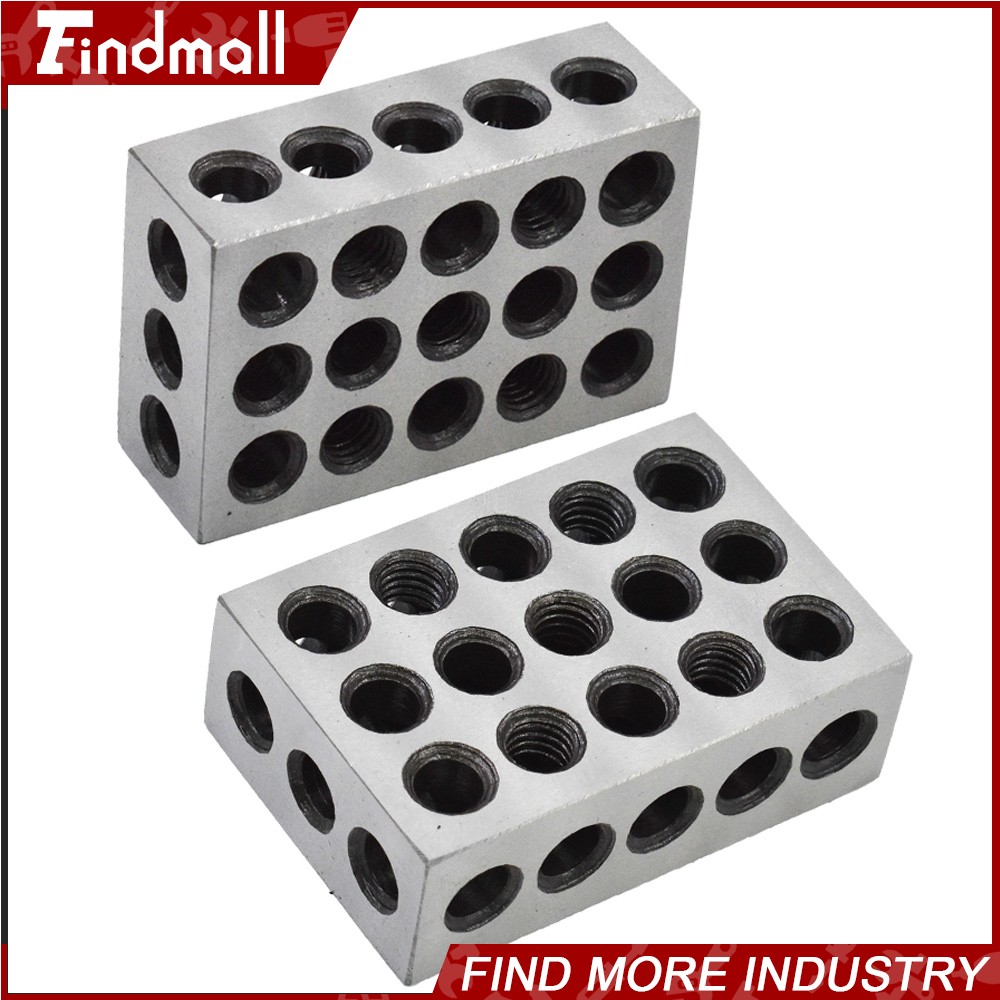 4 Matched Pair Ultra Precision 1-2-3 Blocks 23 Holes .0001" Machinist 123 Jig