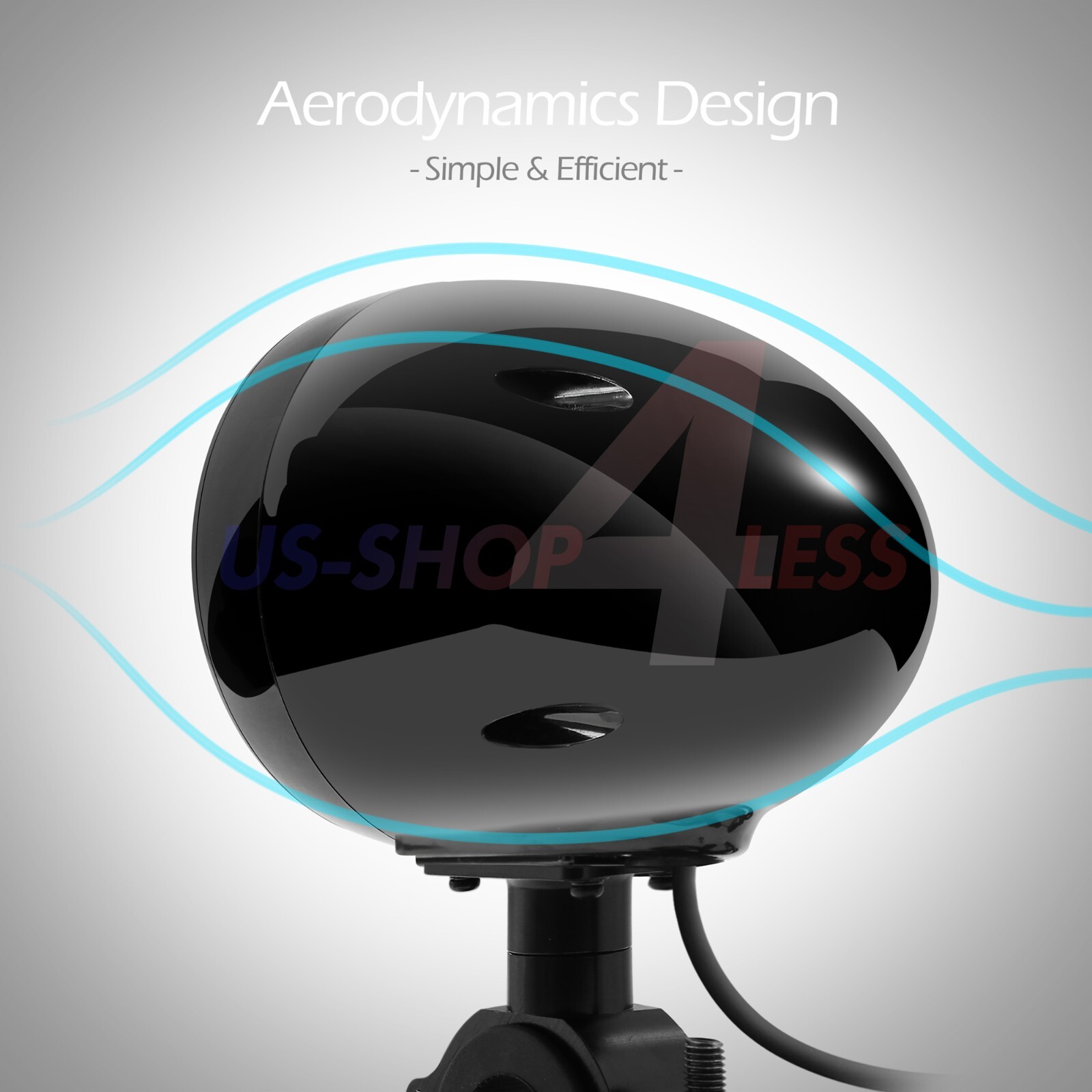 1000W Bluetooth Motorcycle Stereo 4 Speakers Audio MP3 System AUX USB FM Radio