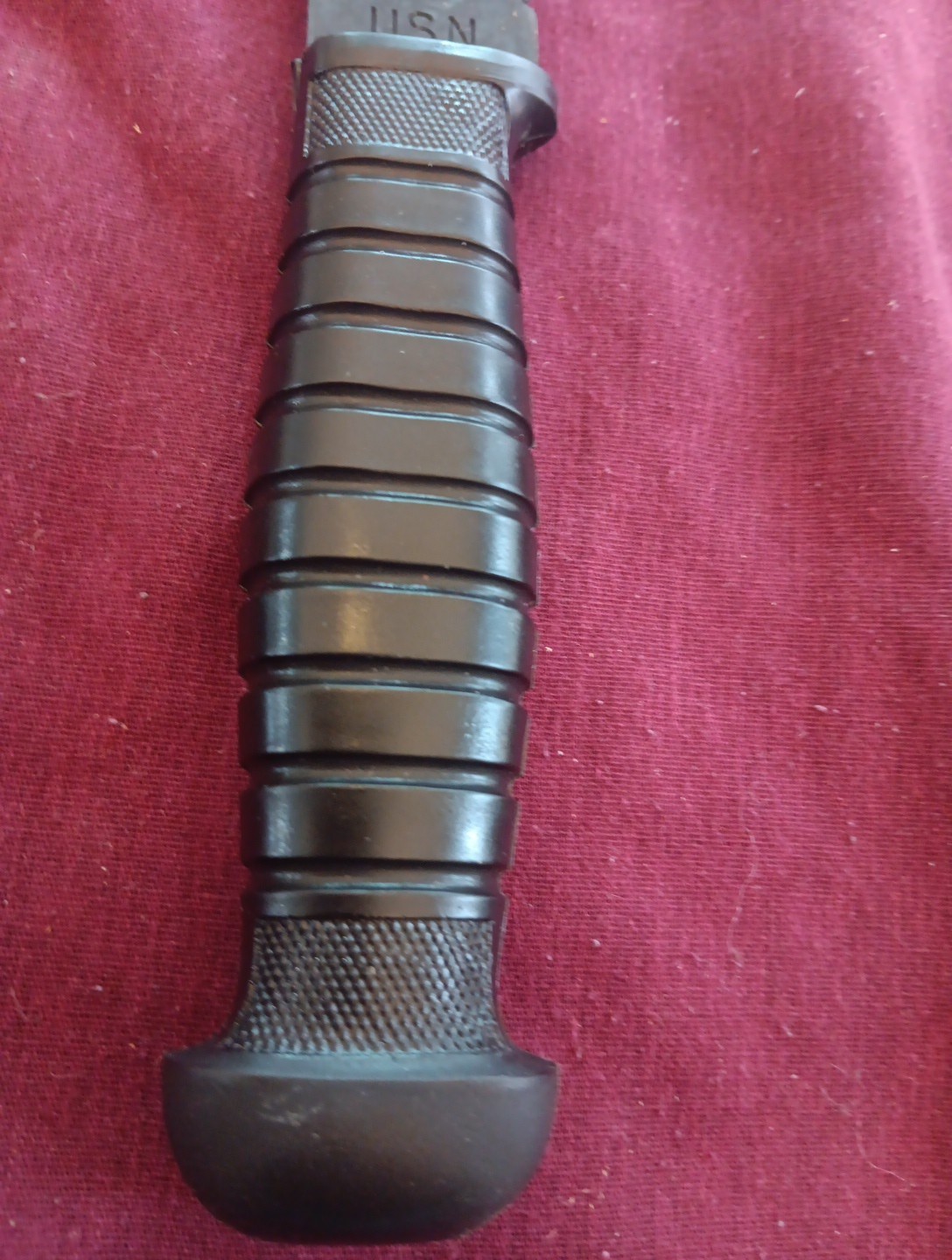 WWII US Navy USN Mark 1 Fighting Knife Colonial W/Scabbard Providence, RI Remake