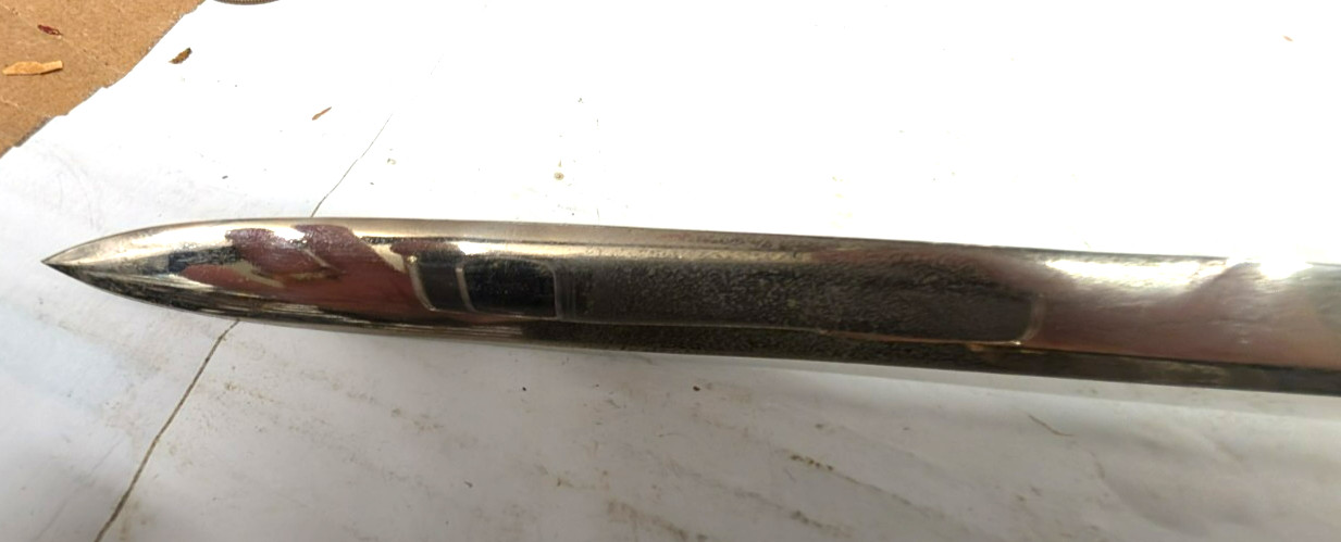 Vintage Brass & Metal Spanish Style Cutlass Sword 40 1/2 " Long