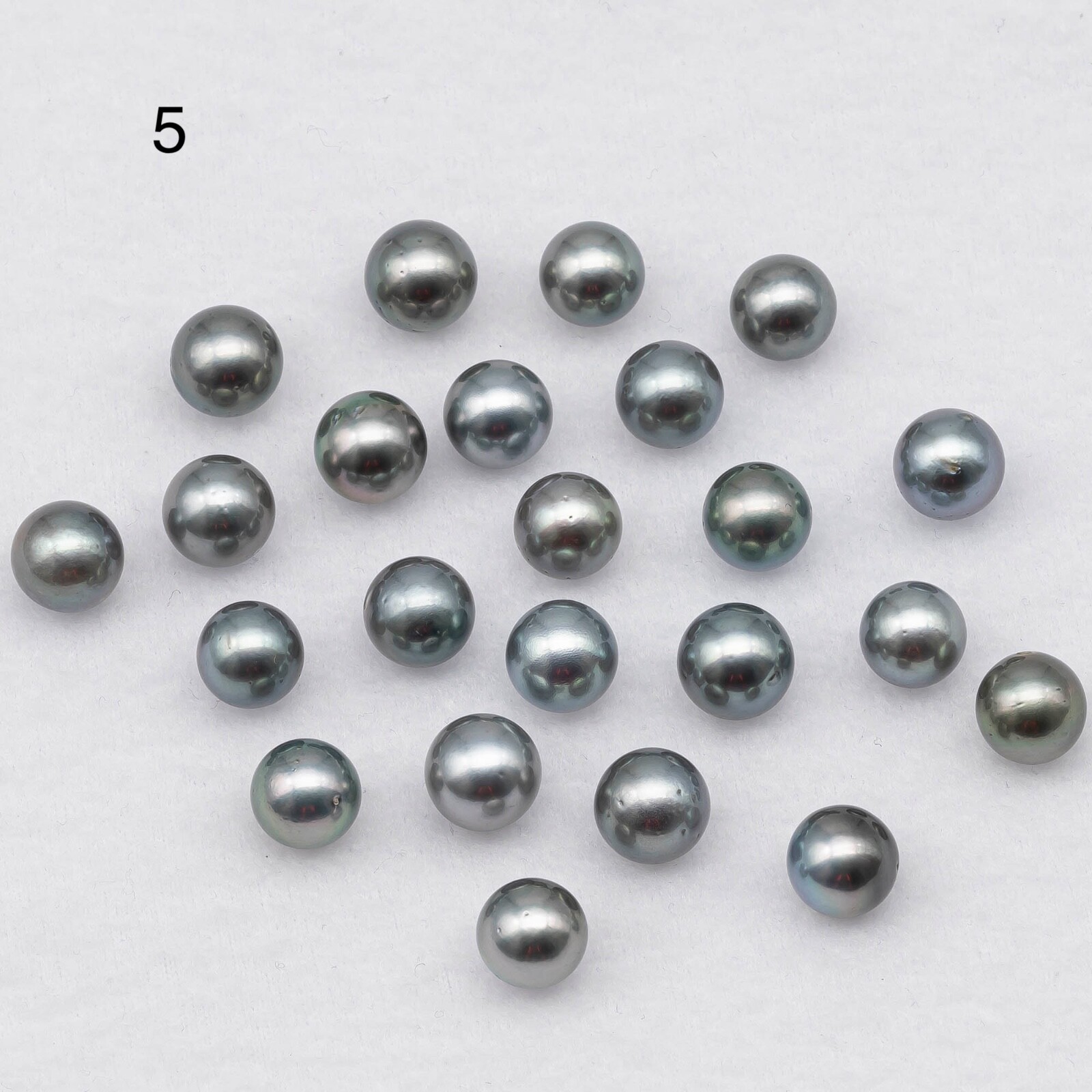 8-10mm Tahitian Pearls Loose Undrilled from Dark to Light Color, 1 Piece