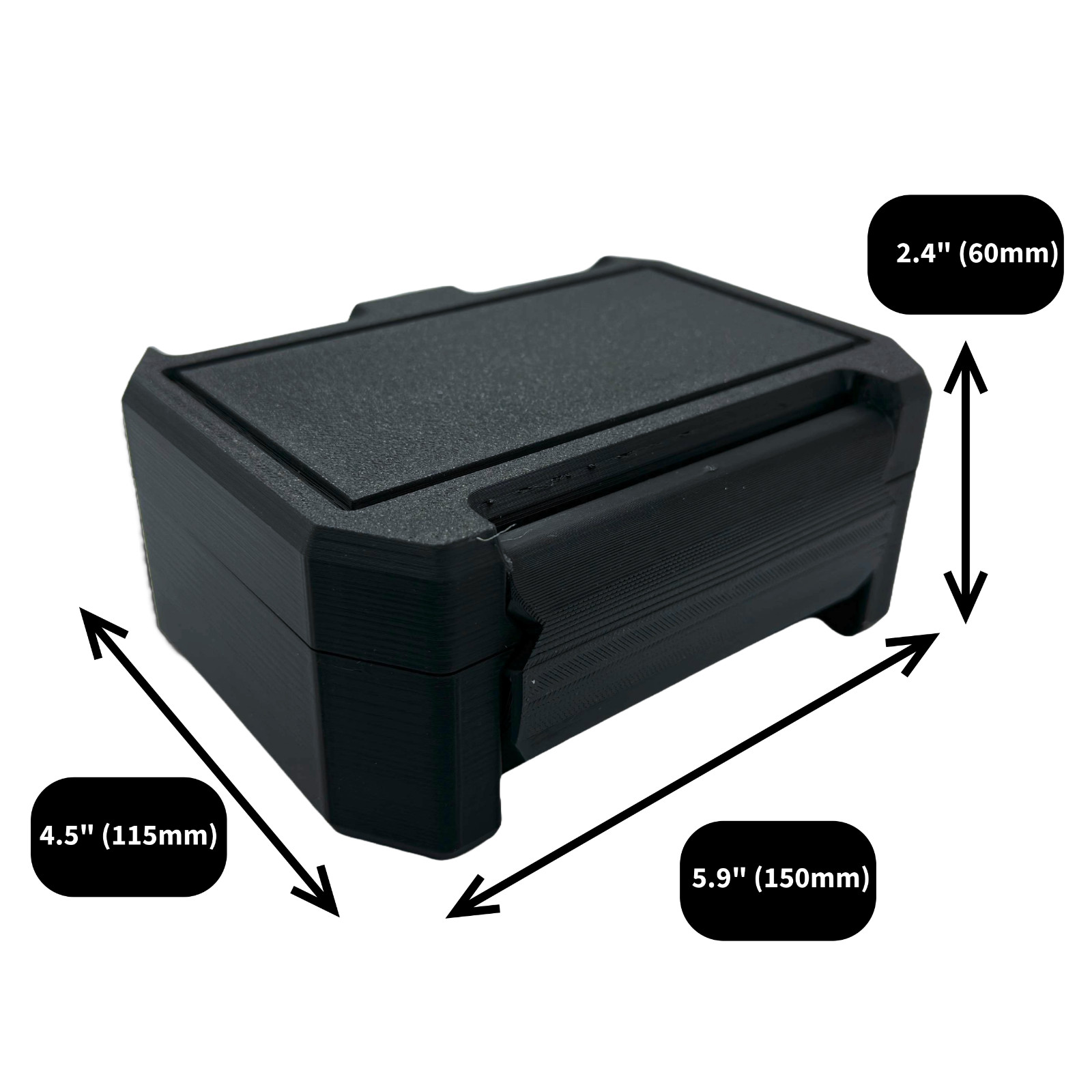 3×10ml Vial Storage Case for Peptide, Insulin, TRT, HRT + Wipes & Syringe Slot