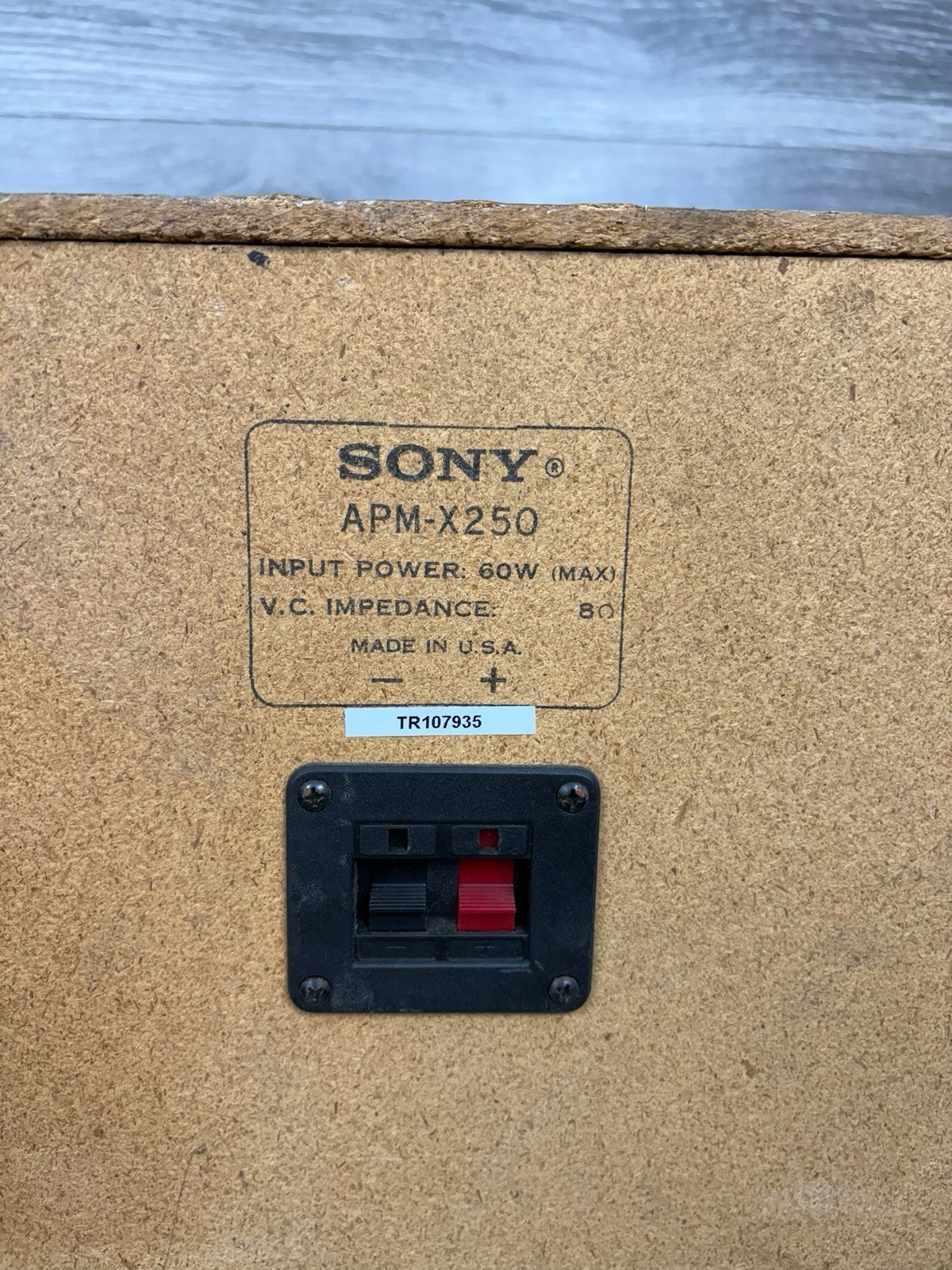 Vintage Sony Model #APM-X250 Speakers Rare Set Made In Japan