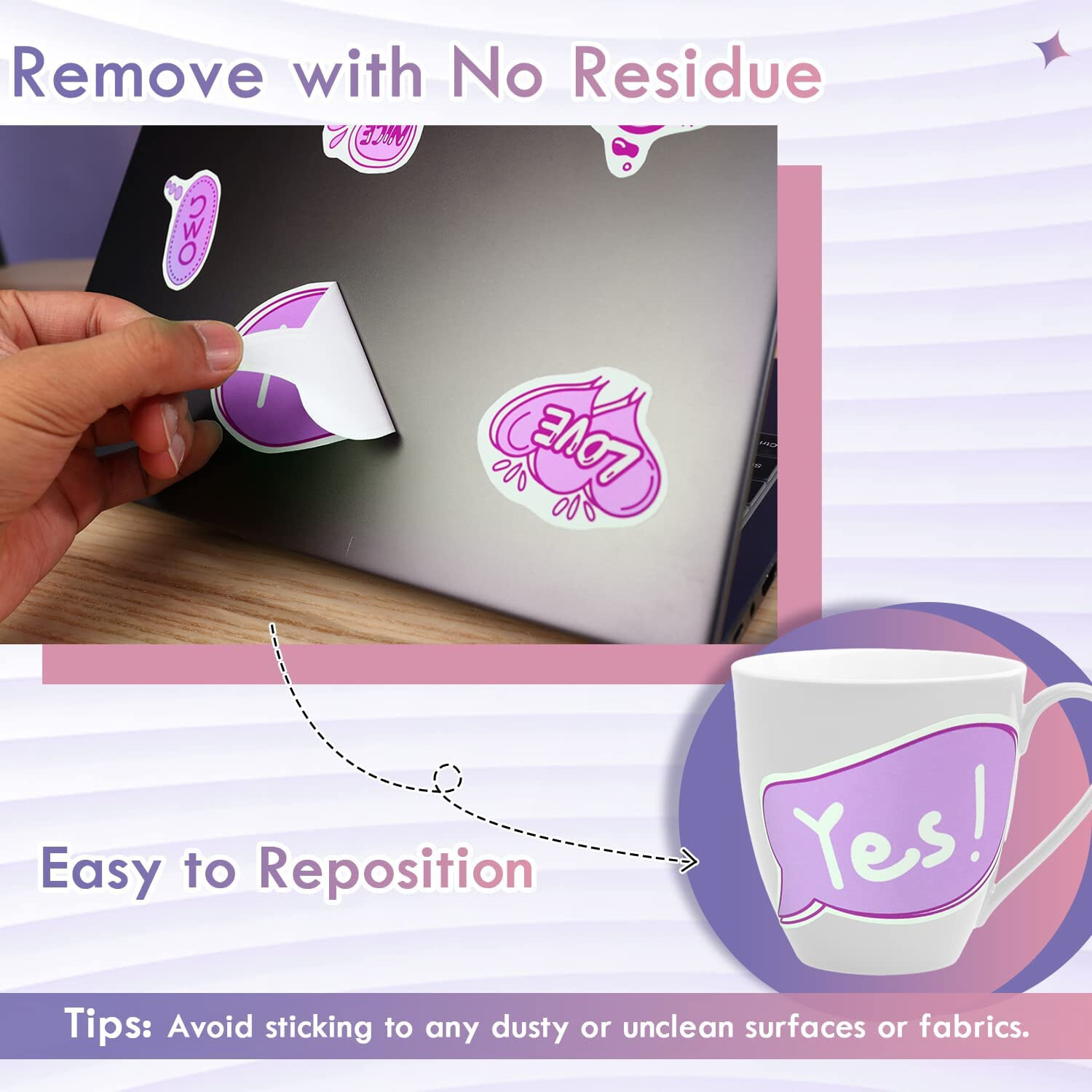 Koala Vinyl Sticker Paper 13x19 Glossy Waterproof 30PK for Inkjet Laser Printer