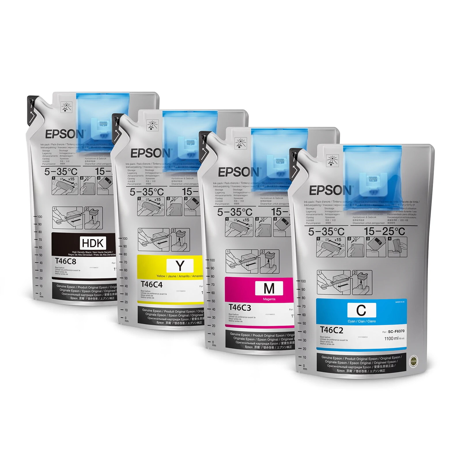 Genuine Epson Dye Sublimation Ink for SureColor F6370/9470/9470H