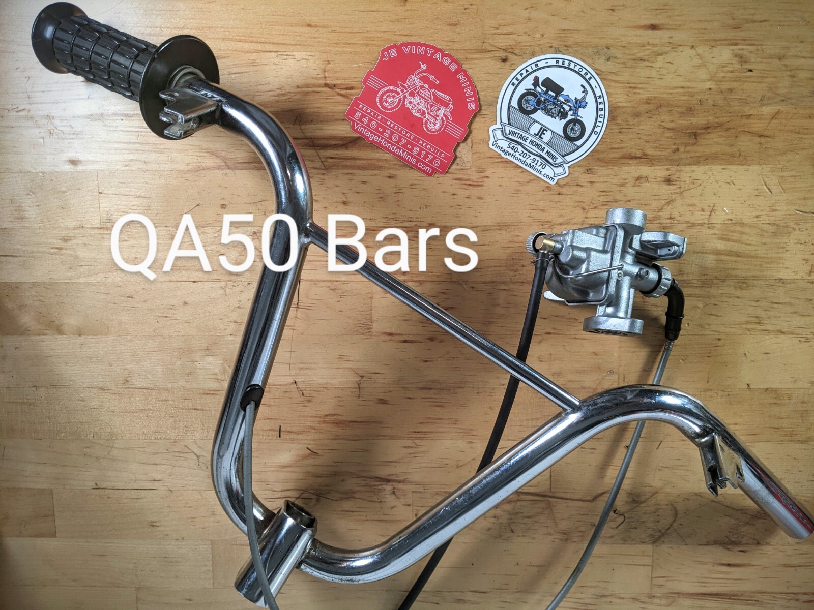 Throttle Return Snap Back Kit - Fixes Honda CT70 Z50 QA50 Sticky Twist Throttles