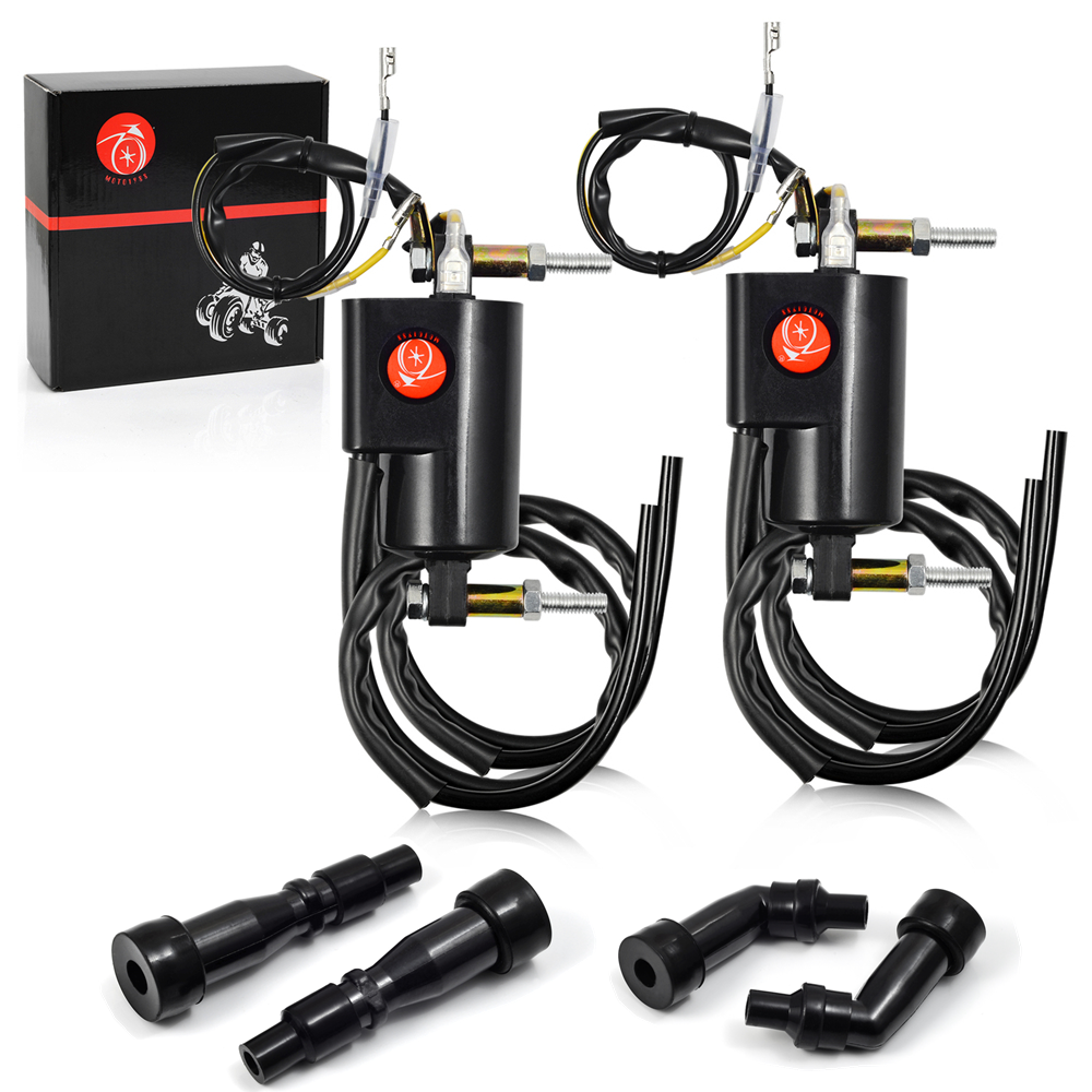2x Ignition Coils W/ Cap For Suzuki Katana 600 750 1100 GSX600 GSX750 FT GSX1100