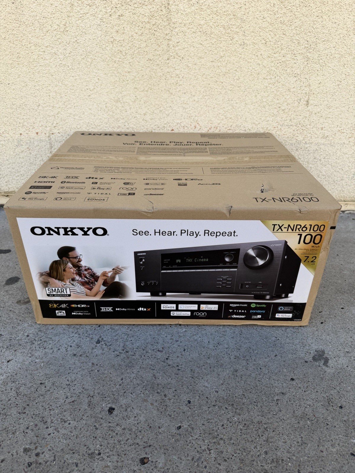 Onkyo TX-NR6100 - 7.2-Channel THX Certified AV 8K Receiver 🔥SEALED🔥