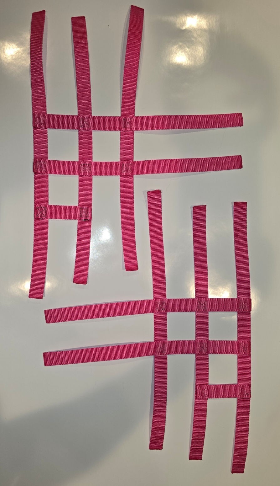 Nerf Bar Nets for Tusk Alba Honda Yamaha Suzuki Kawasaki Hot pink