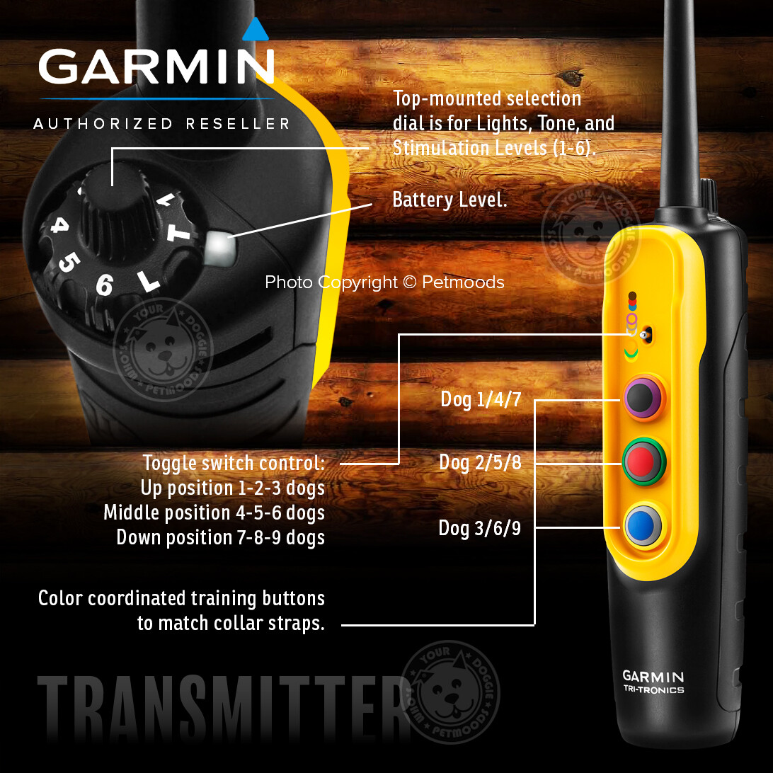 Garmin PRO Trashbreaker Remote Dog Trainer 4 Mile Collar Bundle 010-01204-00