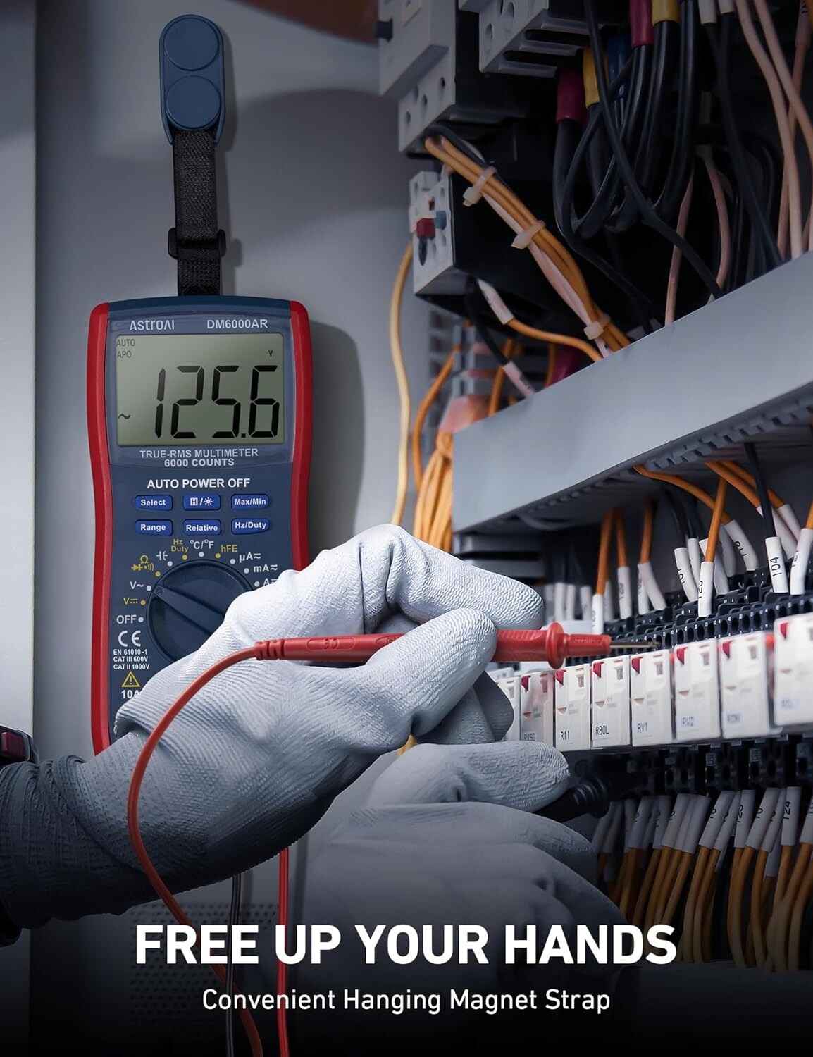 AstroAI Digital Multimeter and Analyzer TRMS 6000 Counts Volt Meter Ohmmeter NEW