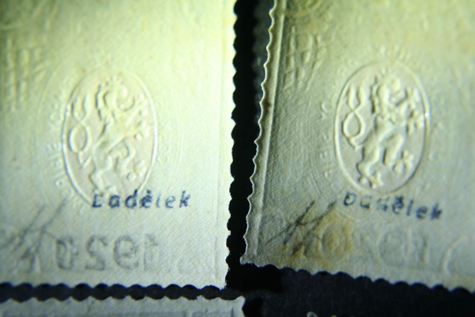 *REPLICA* Czechoslovakia/Legion Post in Russia Scott 4-14 set PADELEK