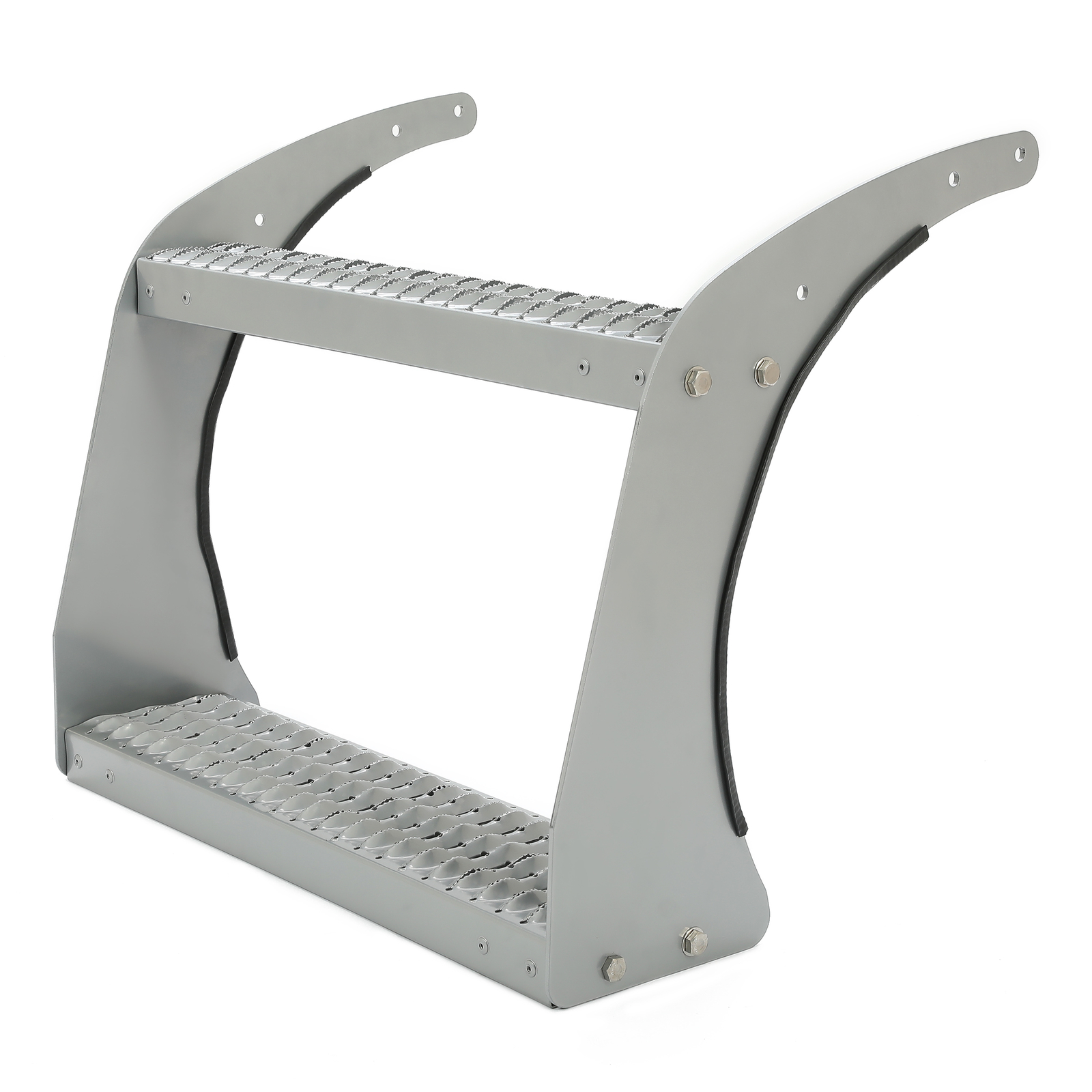 For Peterbilt Universal 26" Fuel Tank Step Bracket Kit Heavy Duty Powder Coated