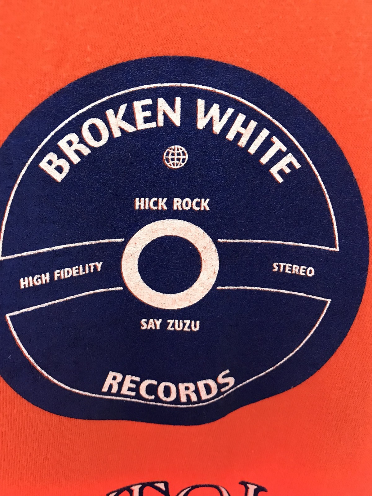 Say Zuzu On Tour-Broken White Records-Hanes Beefy-T-XL- Shirt