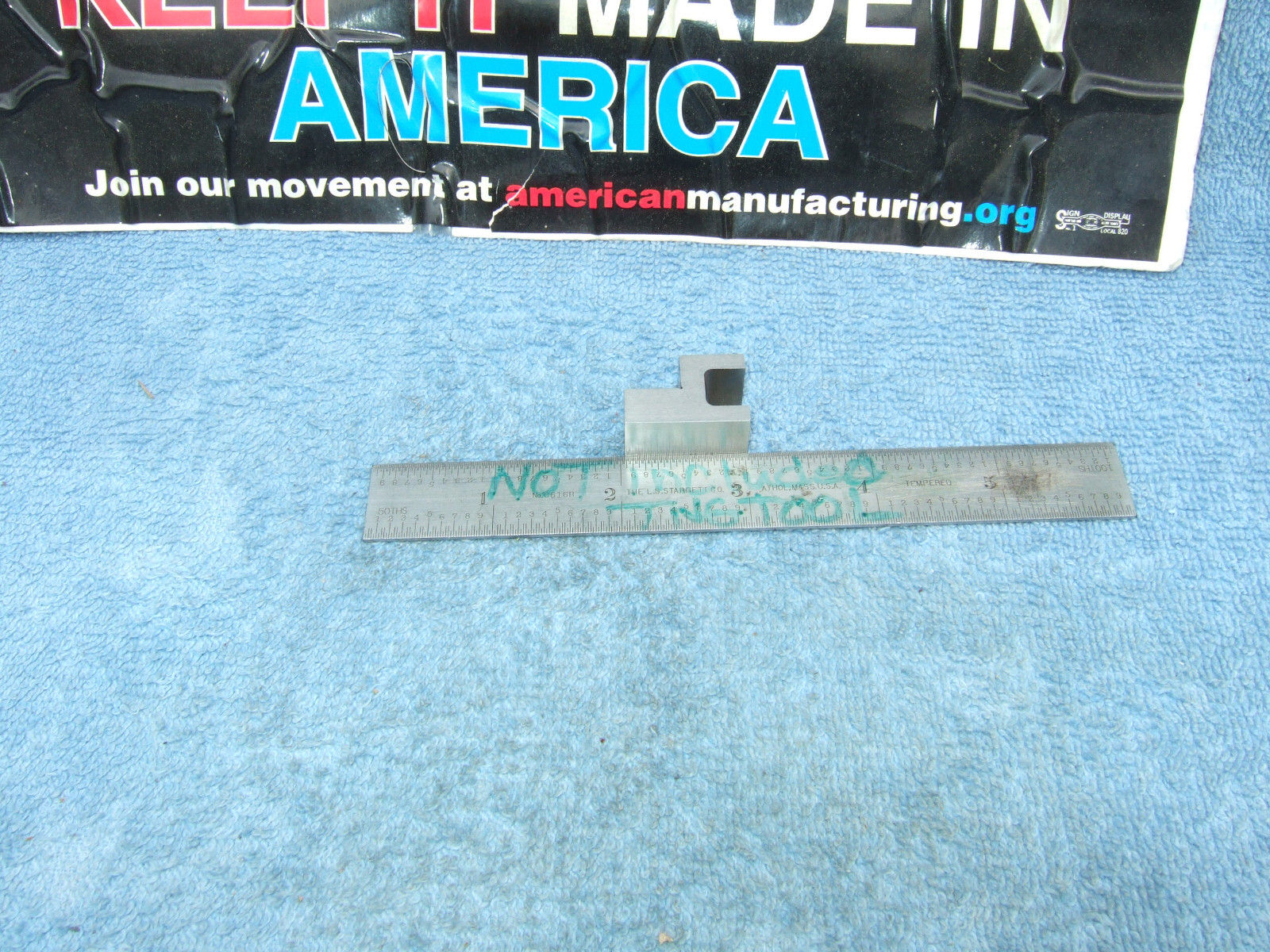 CHAIR SINGLE EDGE FINDER (1) NOT MAGNETIC USED TOOLMAKER MACHINIST VERY CLEAN ZA