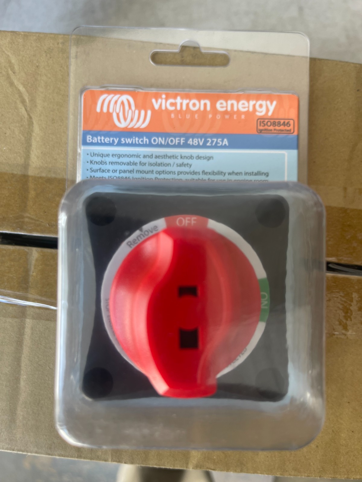 Victron Energy  275A ON & Off Battery Switch VIC-VBS127010010