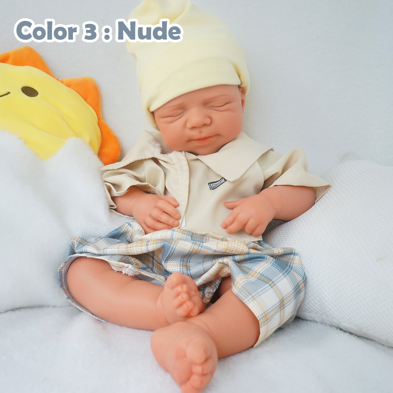 19.68'' solid silicone doll silicone reborn doll silicone boy doll toys gifts
