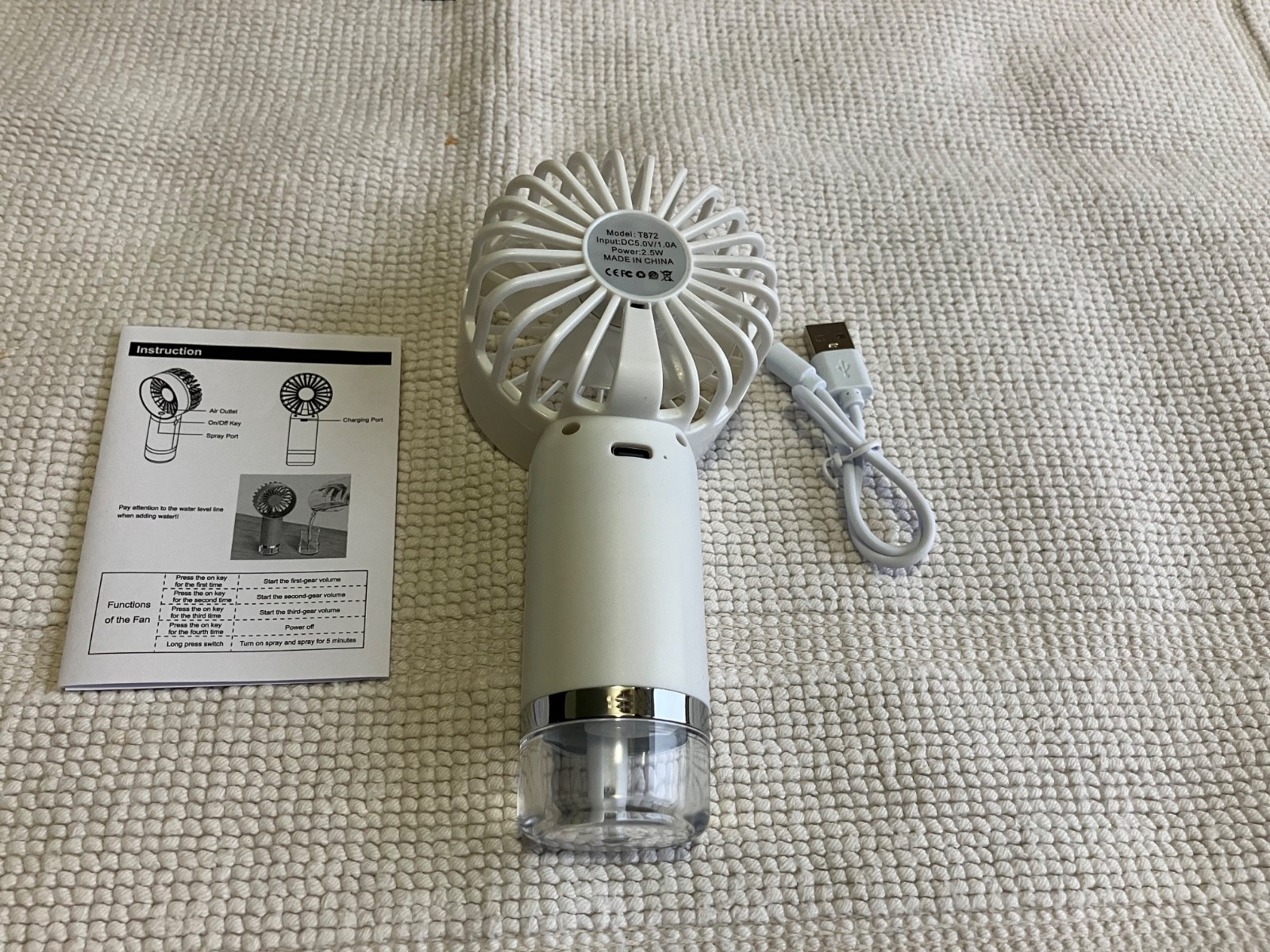 Rustoleum Advertising Rustoleum hand held cool mist fan