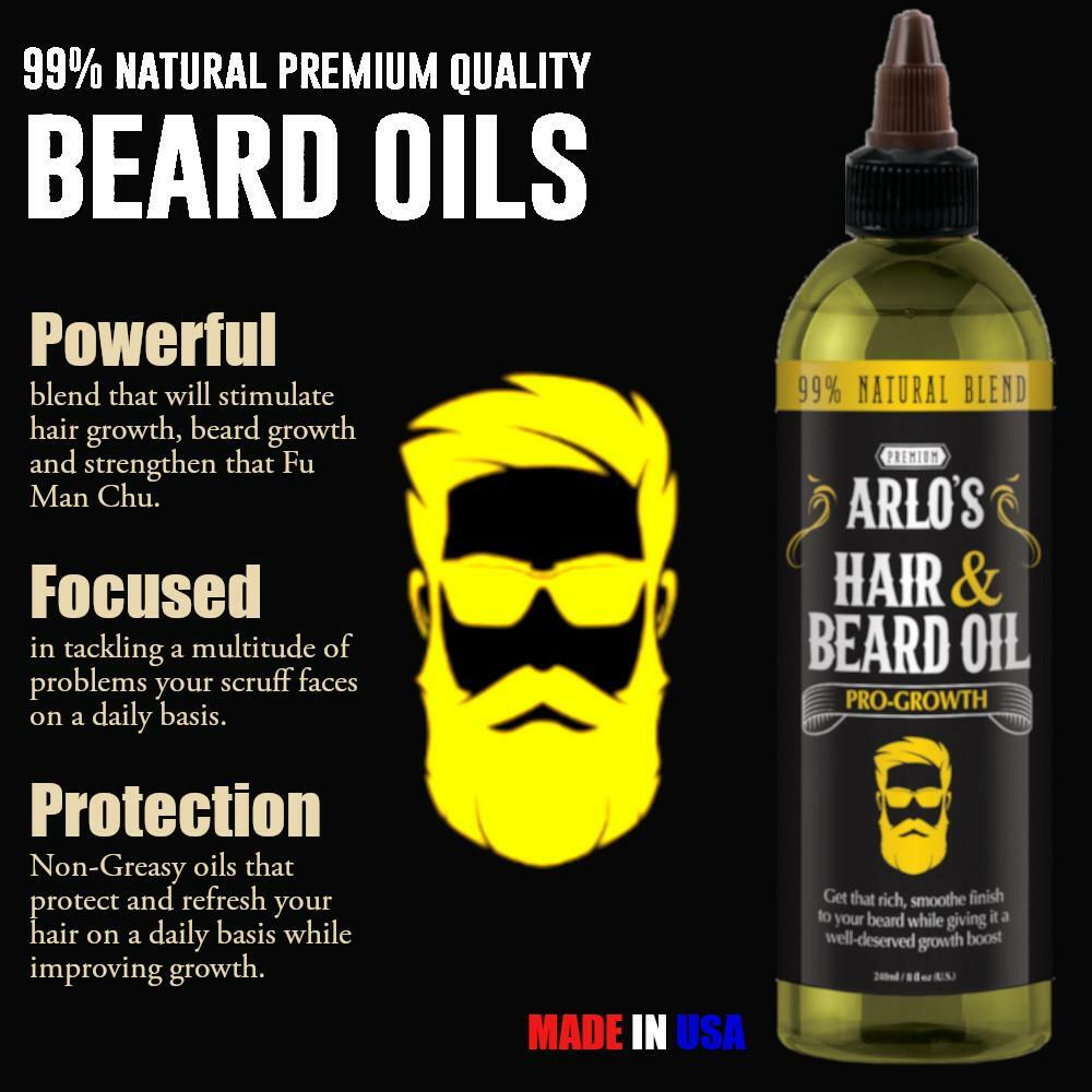 Arlo's Pro-Growth Hair and Beard Oil 8 oz.