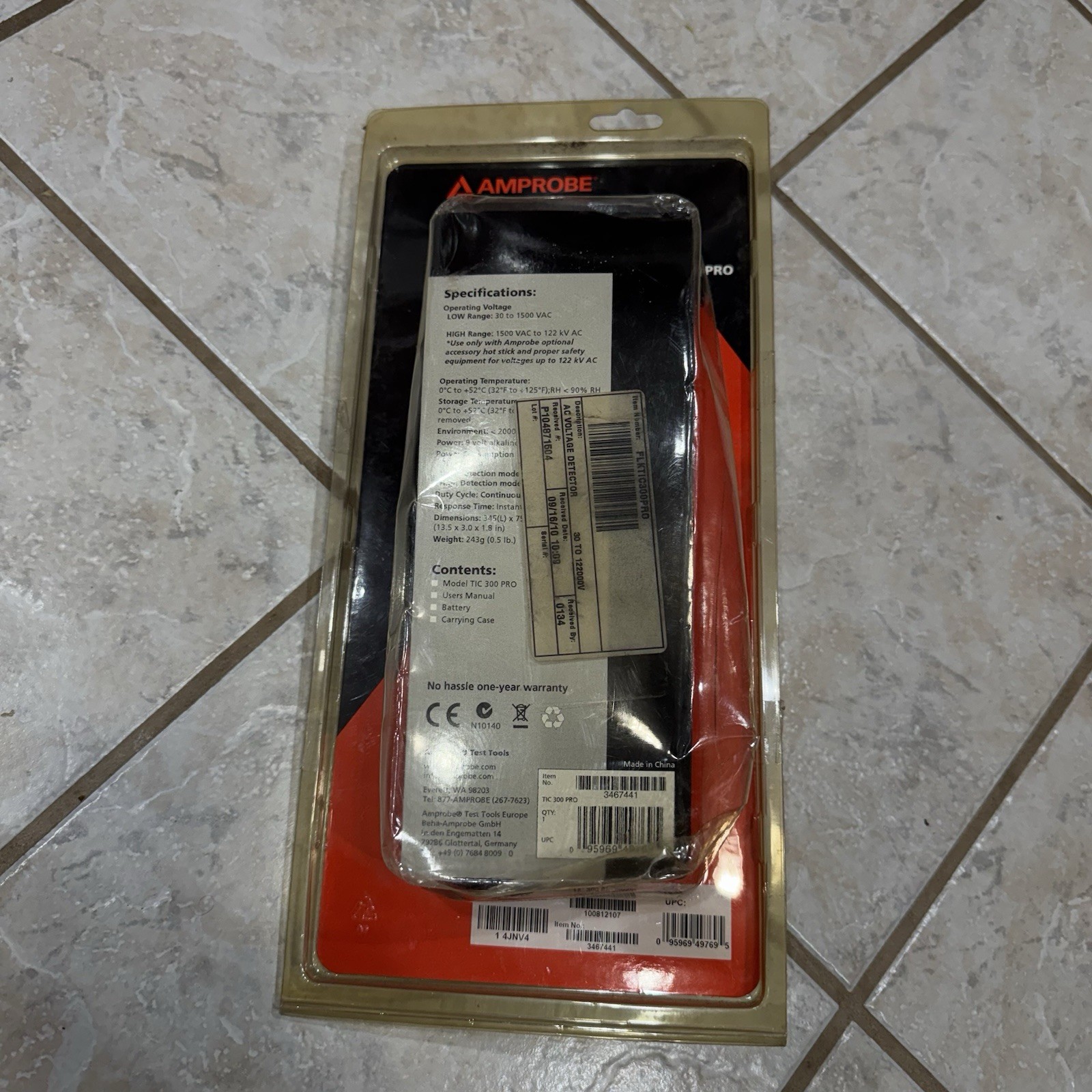 Amprobe Non Contact AC Voltage Detector TIC 300 Pro