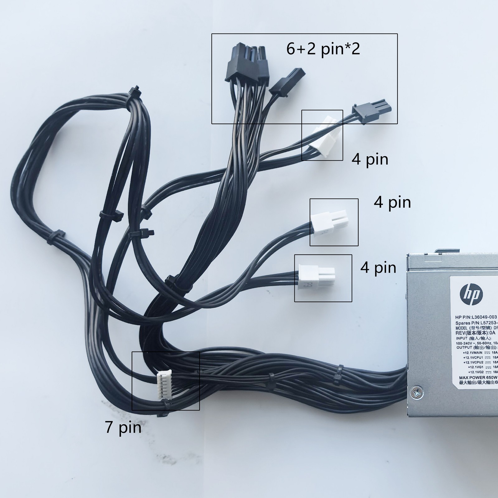 650W Power Supply PSU New For HP 800 G3 G4 G5 Z2 Z1 TE01 TG01 Envy-795-0003UR