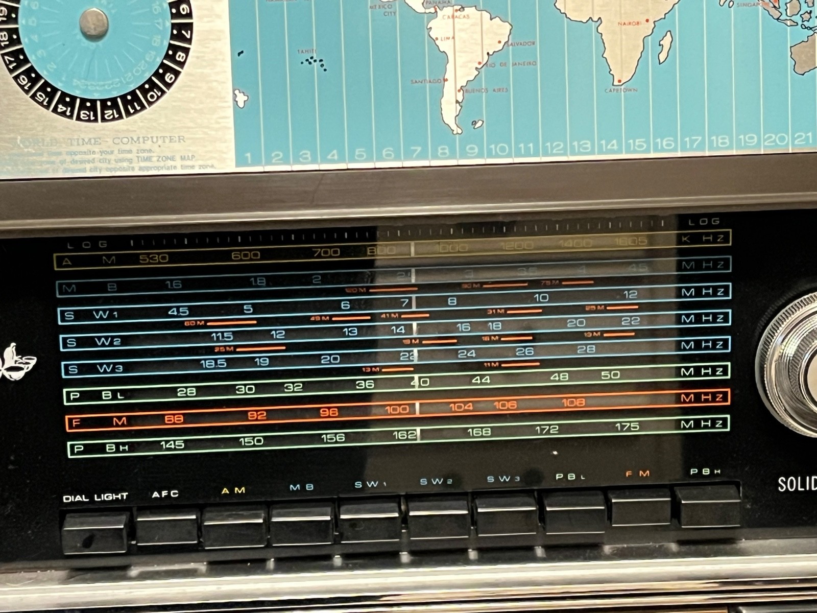 Longines Symphonette Pathfinder 8000 Multiband Radio, Model 8713, GC & WORKING