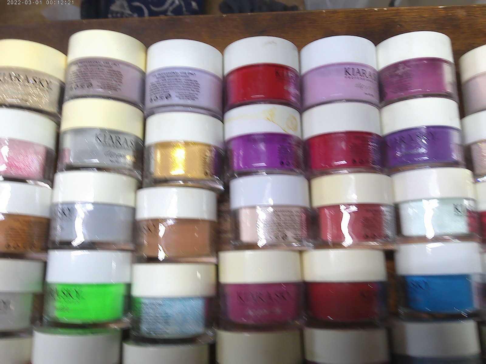 Kiara Sky dip powder HUGE LOT!!HUGE SALE!!70PC-BUY NOW!! $250.00 USED BEST PRICE