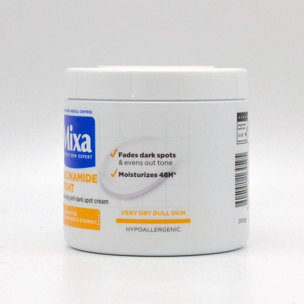 Mixa Niacinamide Bright Moisturizing Anti-Dark Spots Cream with Shea Butter x4
