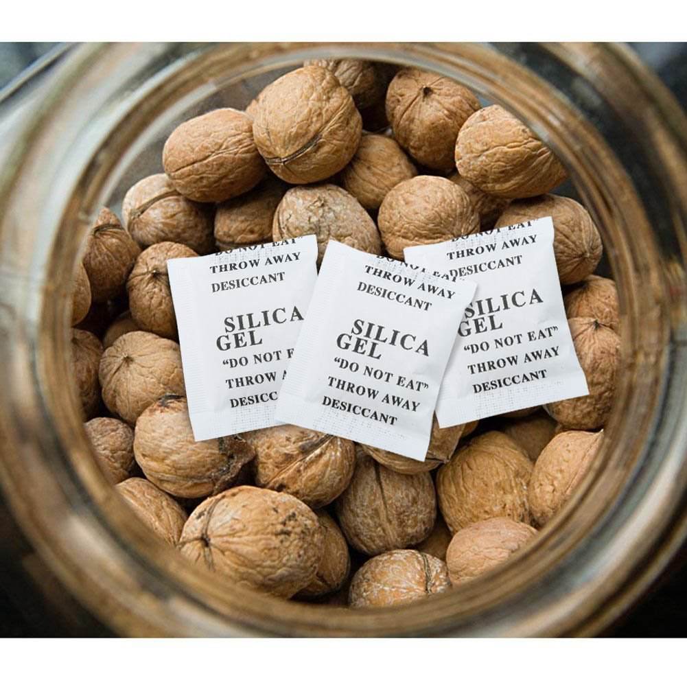 100/60 Packs Grams Silica Gel Desiccant Packets Moisture Absorber Drying Bags