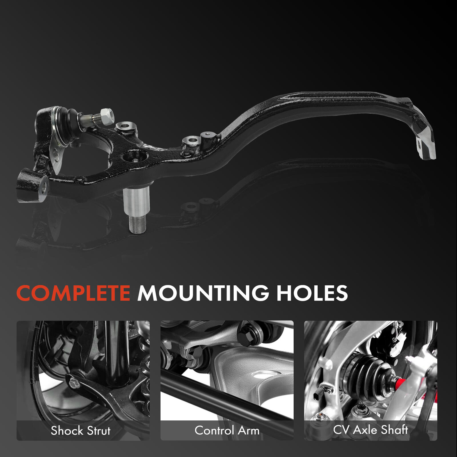 2x Front Side Steering Knuckle for Chrysler 300 Dodge Challenger Charger Magnum