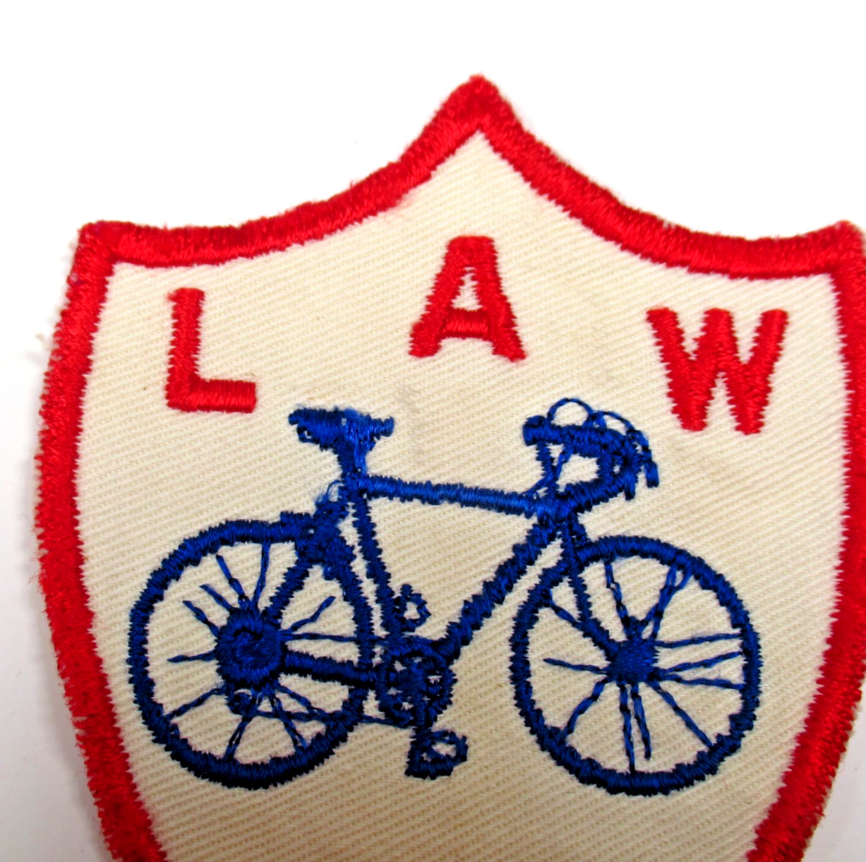 League of American Wheelmen Vintage Cycling Patch LAW Bicycle