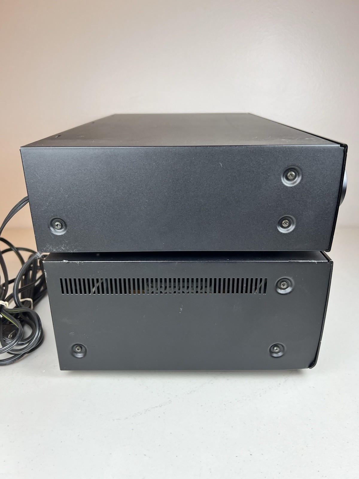 Vintage Kenwood KM-992 Stereo Power Amplifier & KC-992 Control Amplifier Tested