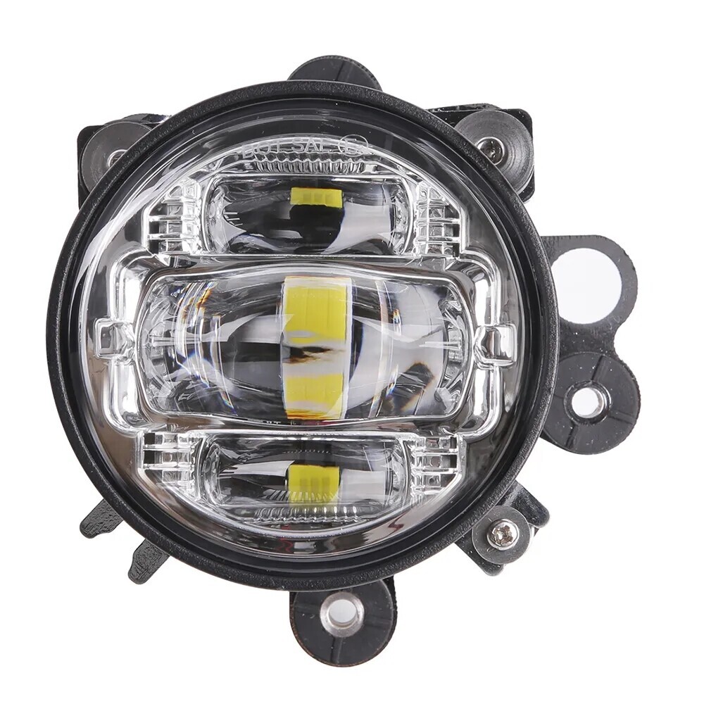 2x Chrome LED Driving Fog Lights lamps For Honda Goldwing GL 1800 2002-2010