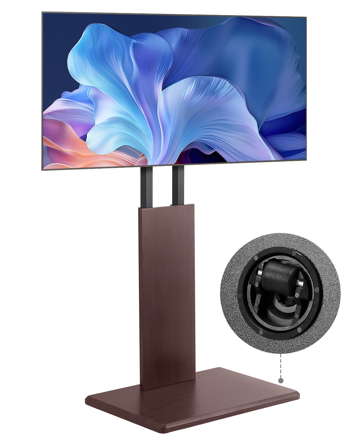 VEVOR Universal TV Stand Swivel Stand Holds up to 99 lbs for 32-70 Inch Screens