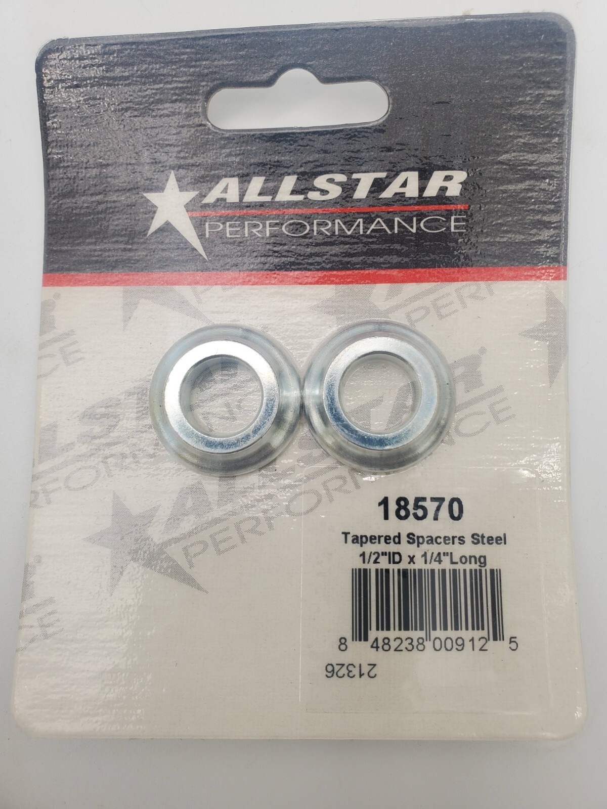AllStar Performance Tapered Spacers Steel 1/2" Inside Diameter x 1/4"L 18570