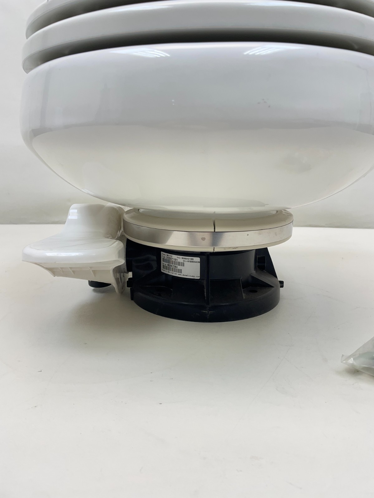 DOMETIC 312371101 SEALAND 711-M28 WHITE 700 SERIES GRAVITY DISCHARGE TOILET RV