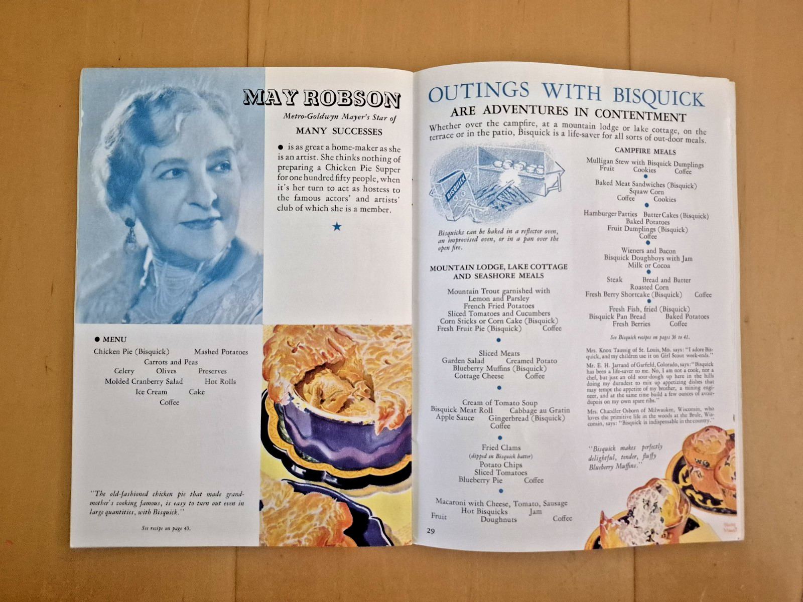 Vintage 1935 Bisquick HOW TO TAKE A TRICK A DAY WITH BISQUICK recipe booklet