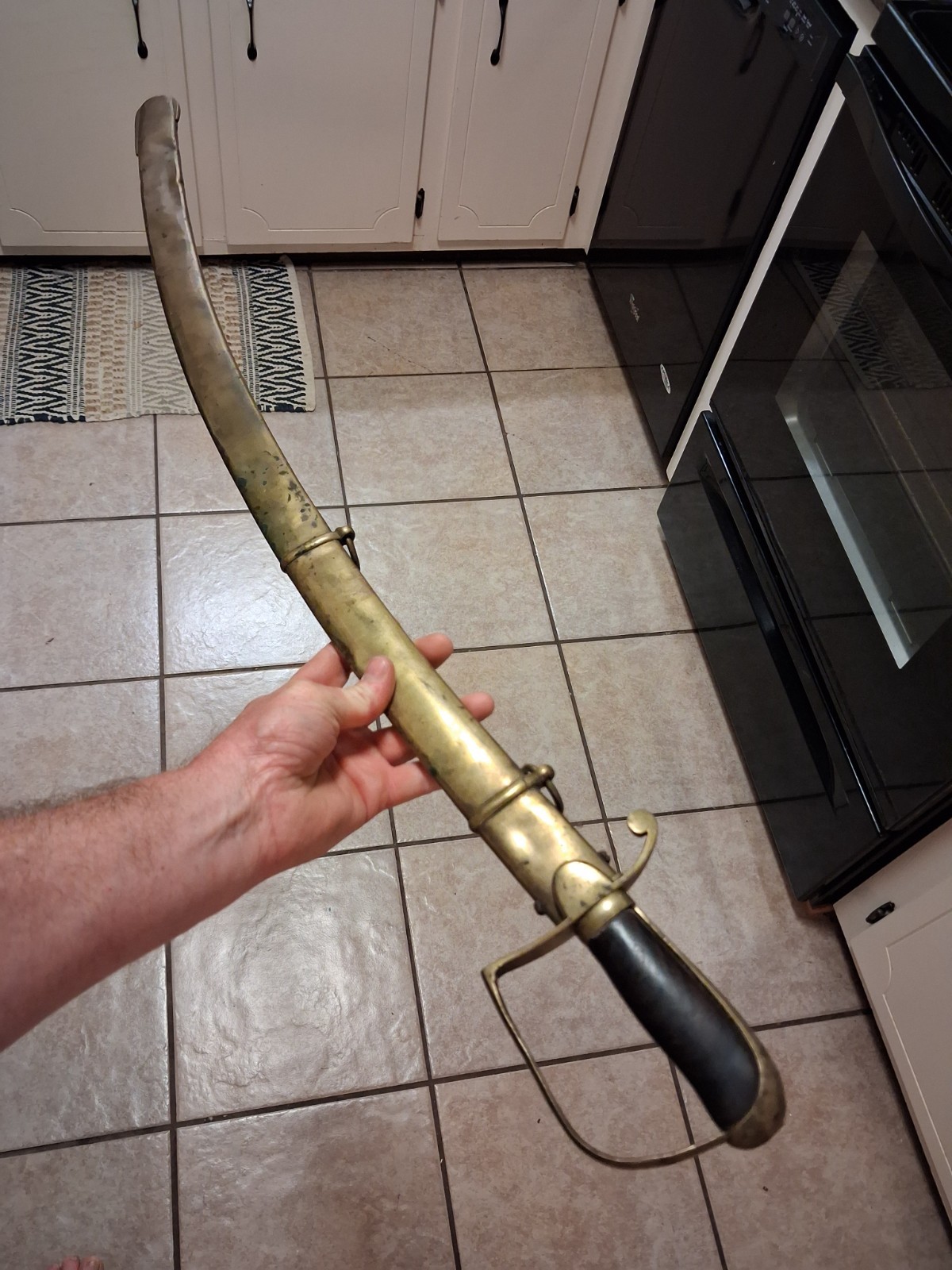 Signed John Prosser of London- War of 1812 Infantry Officers Sword w Scabbard