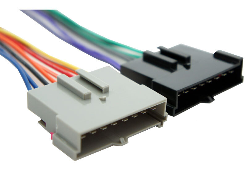 Fits Ford F-150 Truck 86-98 Factory Stereo to Aftermarket Radio Harness Adapter