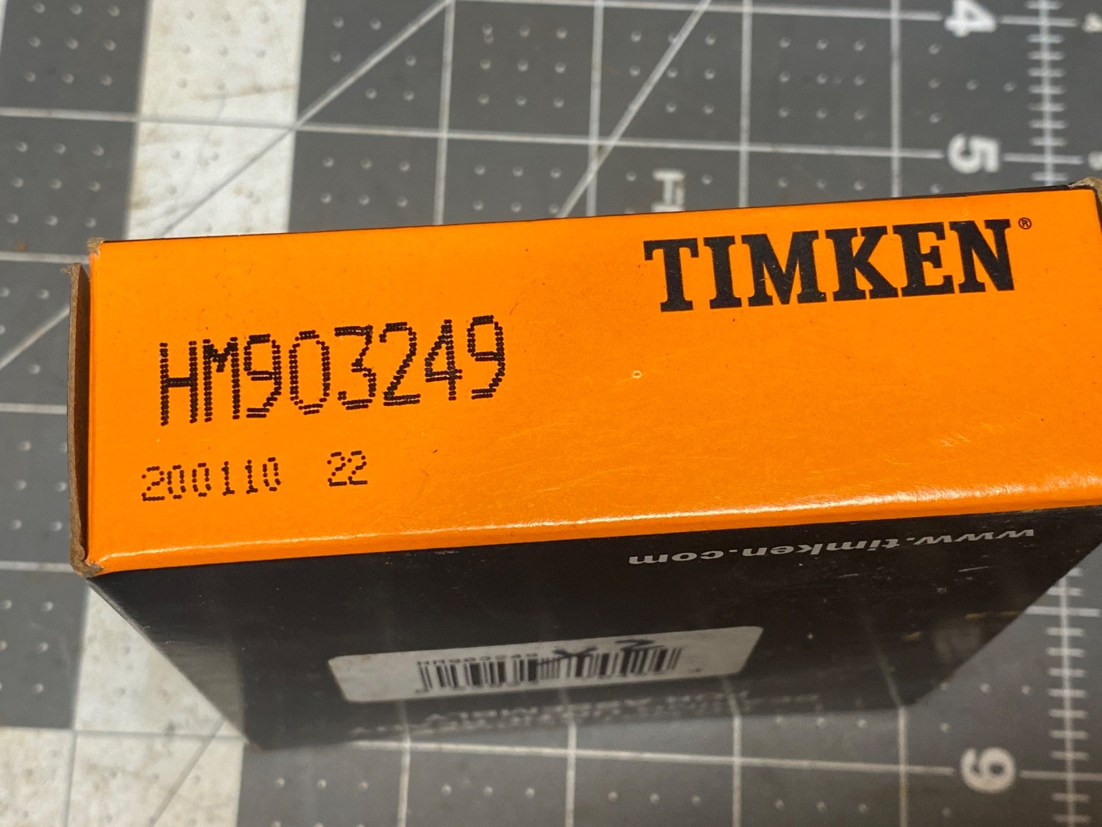 1-3/4" mm Bore ( TINKEN #HM903210) Tapered Roller Bearing - w/Cone # HM903249