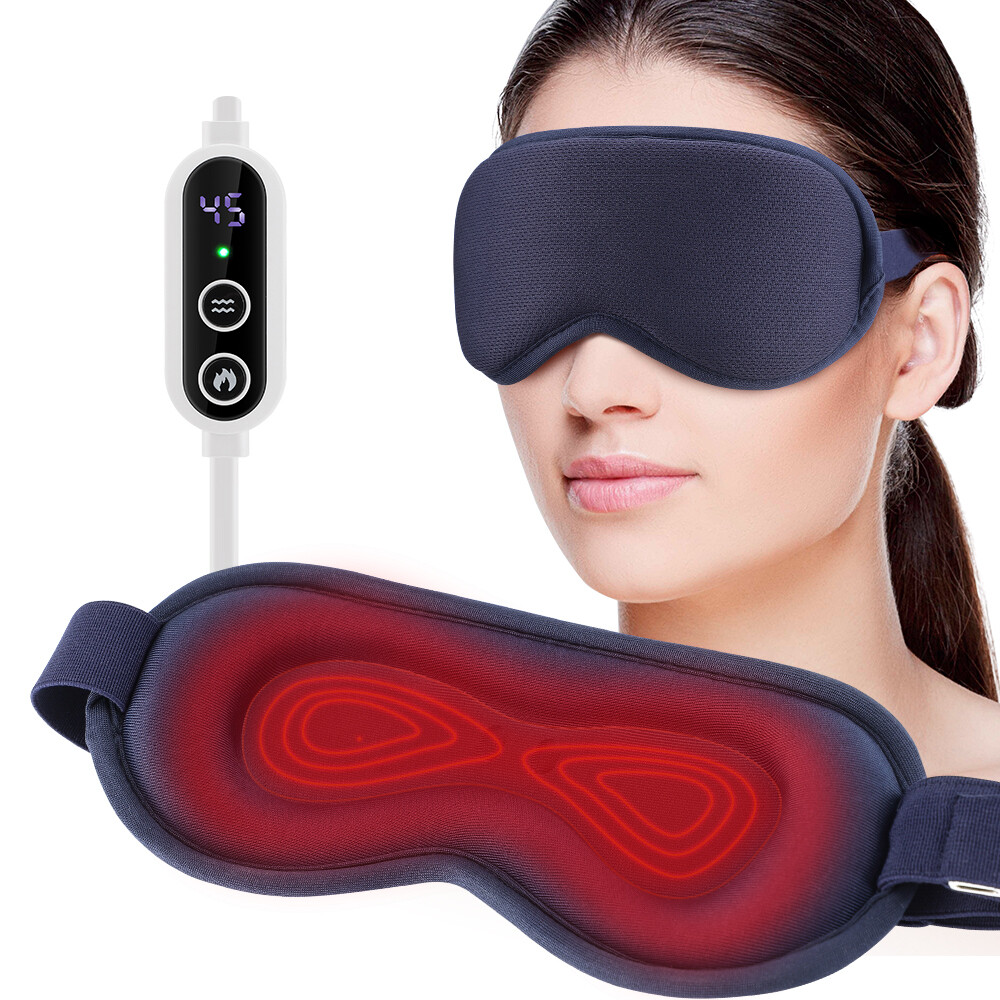 Electric Heated Eye Mask, Warm Compress For Puffy Eyes Dry Eye Relax Eye Relief