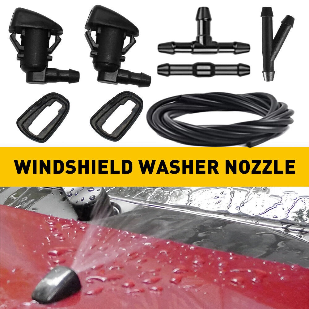 WINDSHIELD WASHER FLUID NOZZLE SPRAY JET SPRAYER FOR 2005-16 JEEP GRAND CHEROKEE