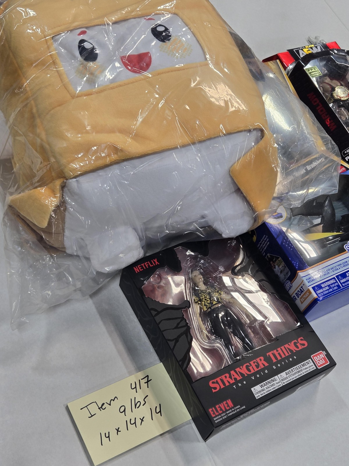 Stranger Things Eleven AEW Wardlow WWE Batman Godfather Game Toy Lot Bundle Set