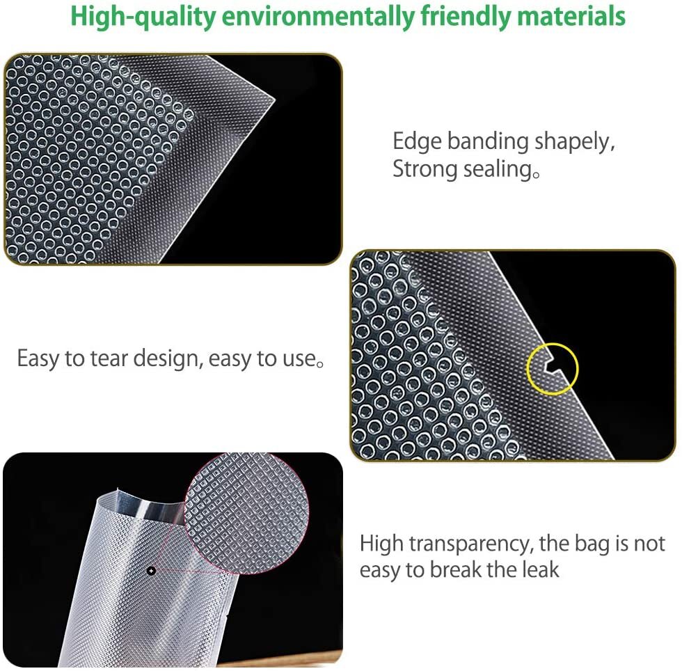 100/500 PINT QUART GALLON Vacuum Sealer Bags 6x10 8x12 11X16 Food Saver Storage