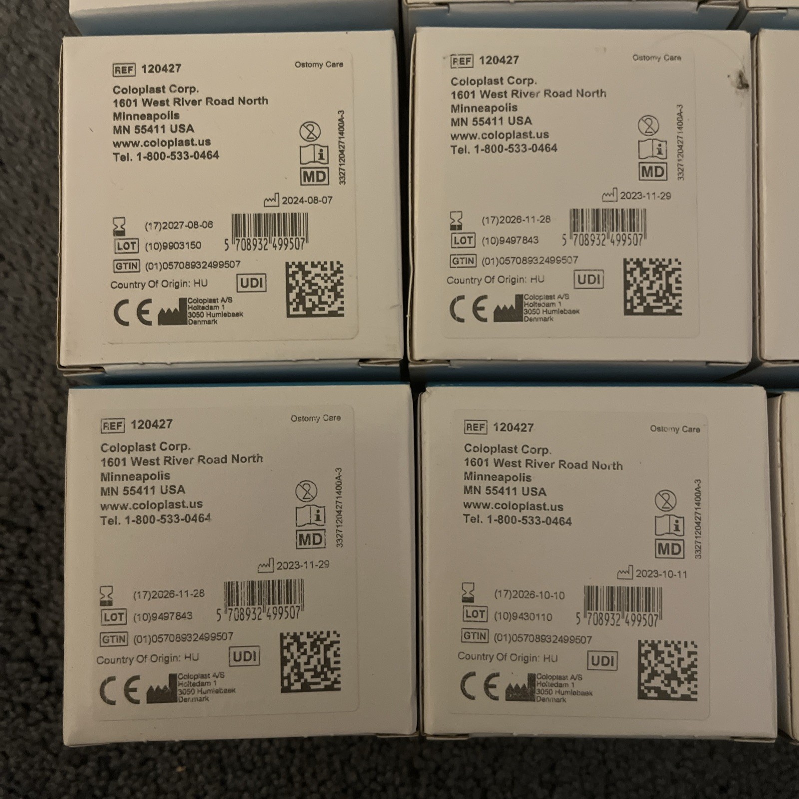 Coloplast Brava Moldable Ring quantity 10 per box 2.0 mm 120307 Ex 26 or 27 Lot