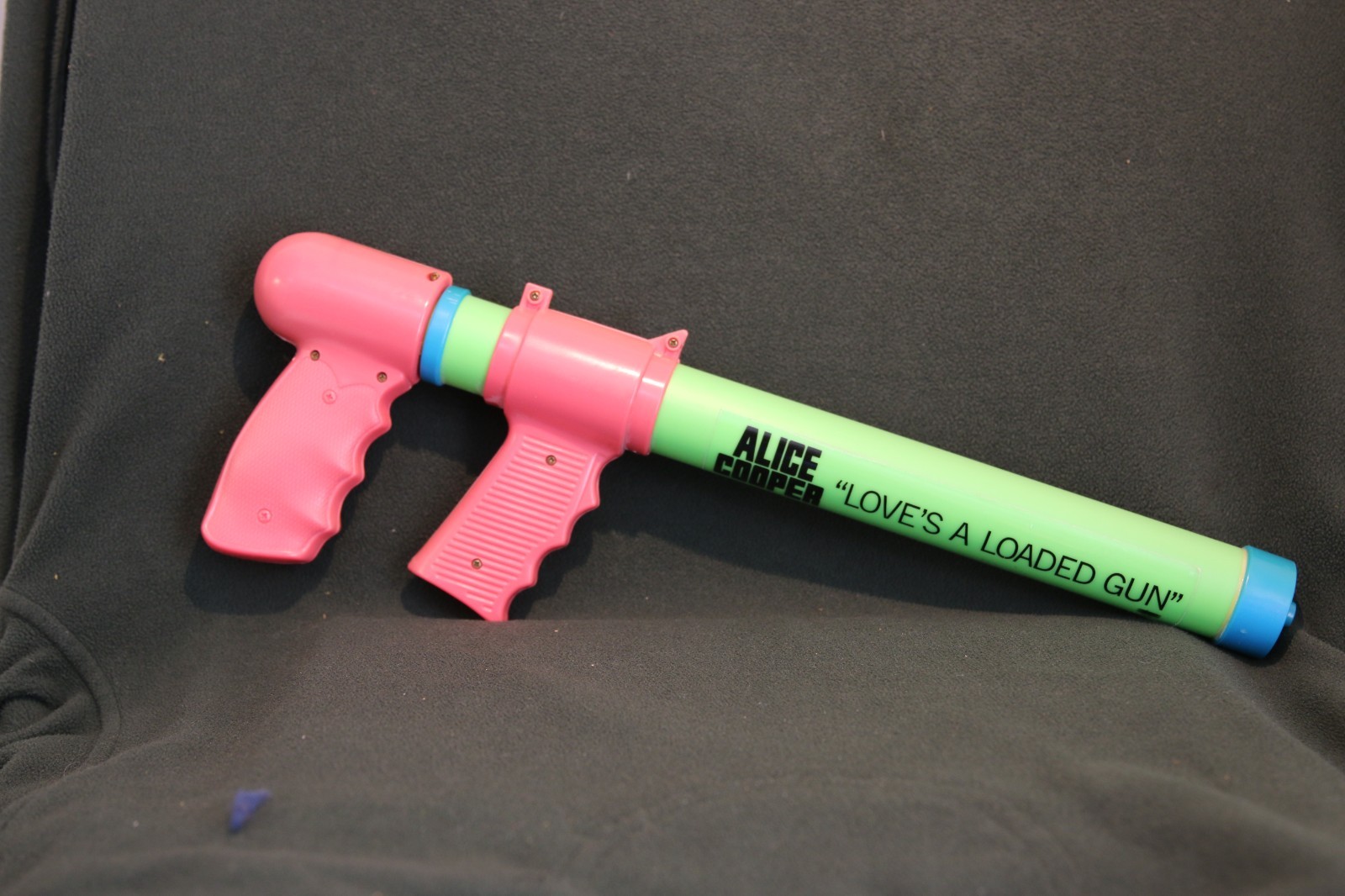 Alice Cooper Love's A Loaded Gun  17.5" long water pistol epic Logo display only